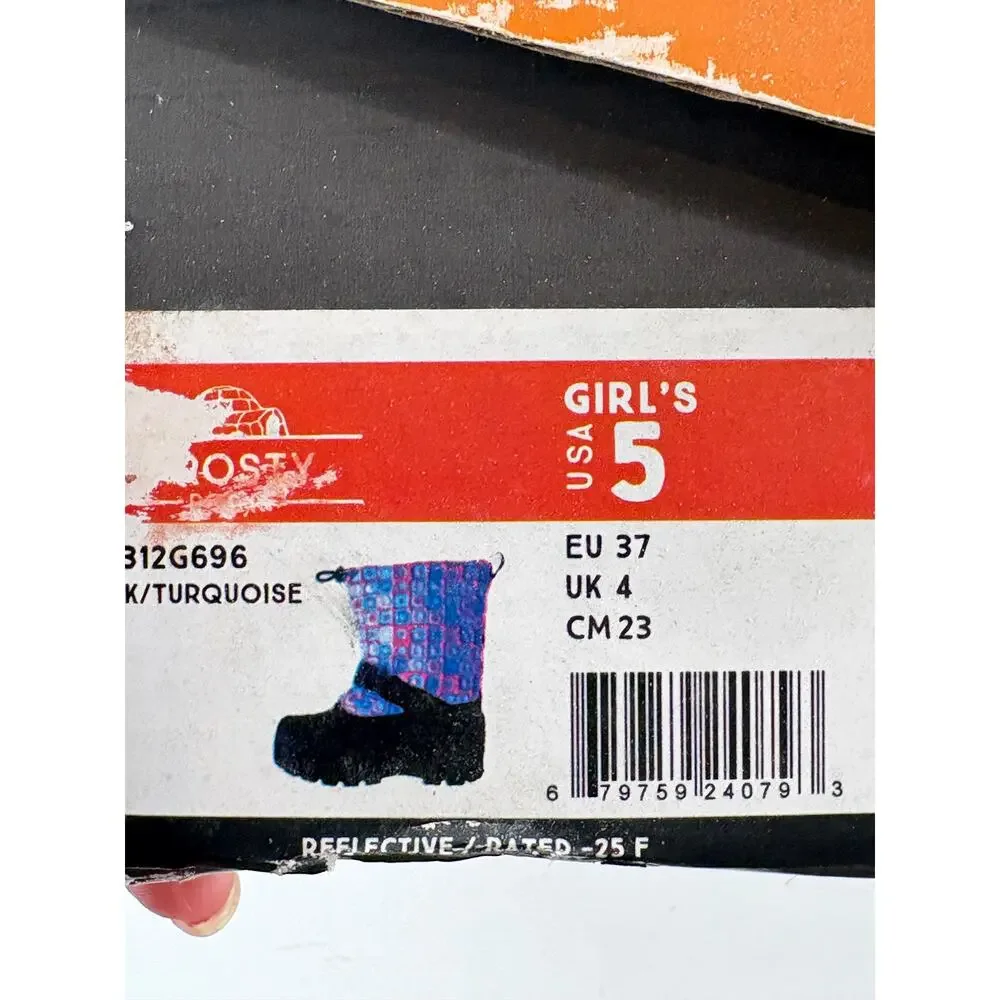 Northside Girls Frosty Snow Boots 5 NWT Youth Girls Kids Pink Insulated Winter